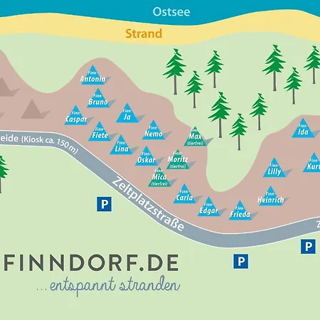 Finnhuette Fuer Familienurlaub, Direkt Am Kuestenwald Und - Lina Trassenheide